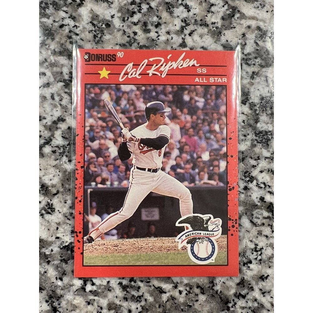 1990 Donruss #676 Cal Ripken Jr. Double Errors Super Rare!!! Iconic HOF